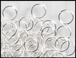 Ringen, afm 5,4 mm, dikte 0,7 mm, verzilverd, 500 stuk/ 1 doos