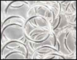 Ringen, afm 5,4 mm, dikte 0,7 mm, verzilverd, 500 stuk/ 1 doos